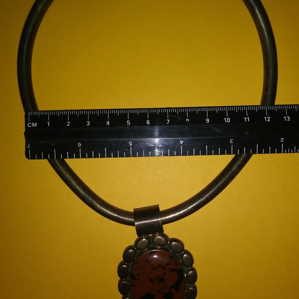 925 Silver Neck Ring Necklace - image 3